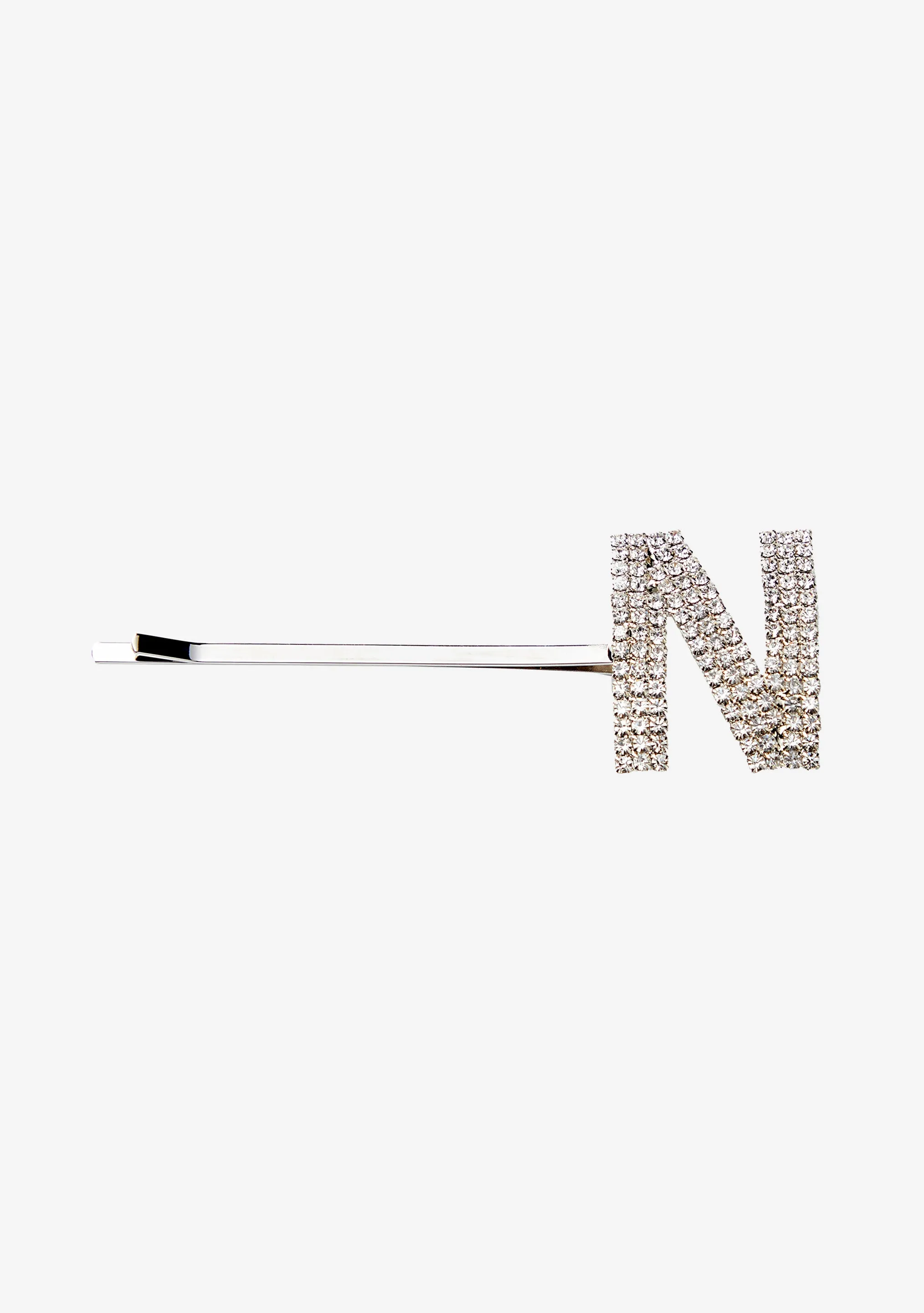 Rhinestone Alphabet Hair Clip