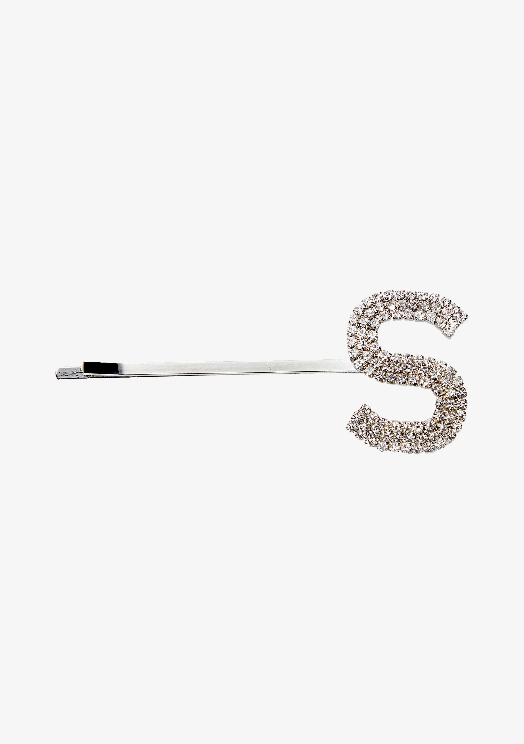 Rhinestone Alphabet Hair Clip
