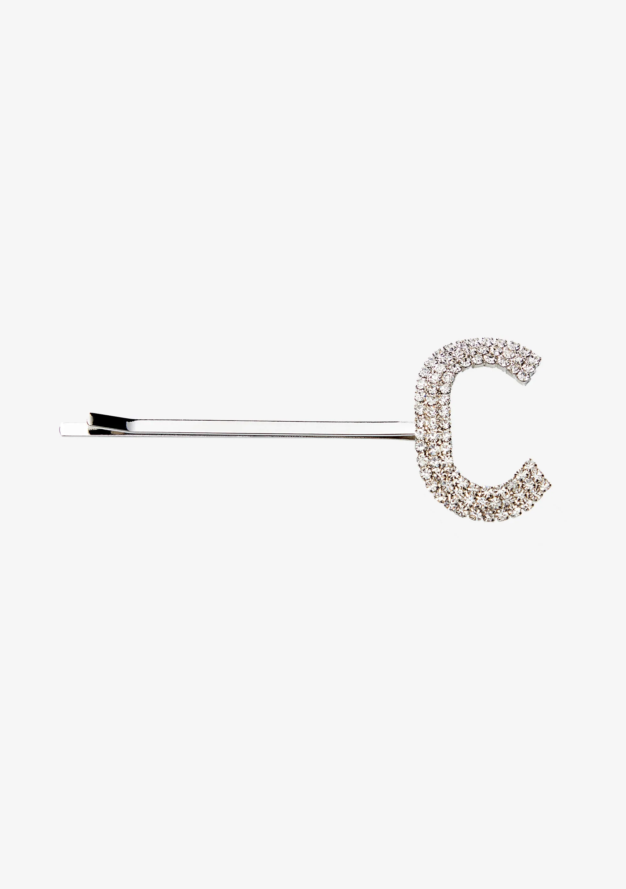 Rhinestone Alphabet Hair Clip