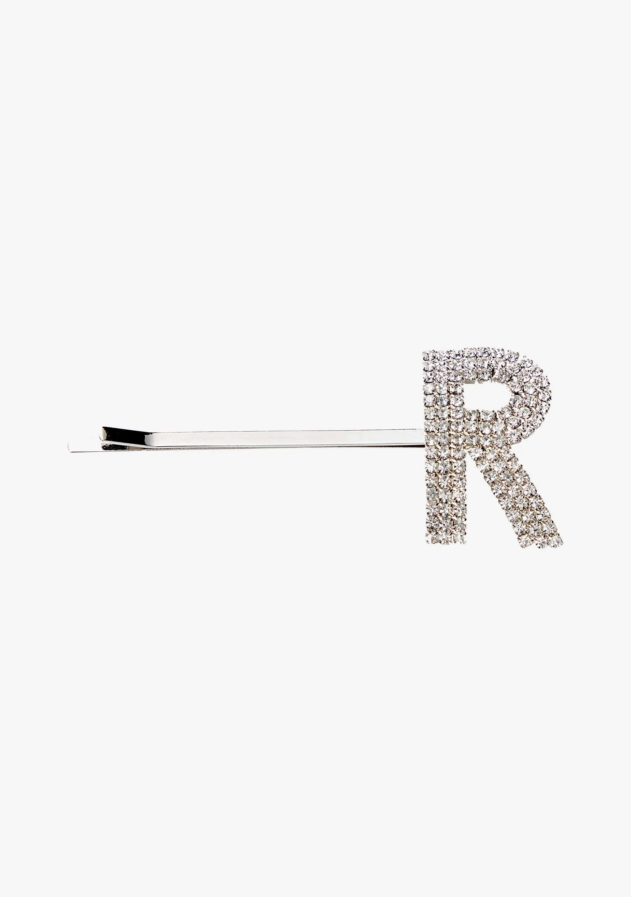 Rhinestone Alphabet Hair Clip