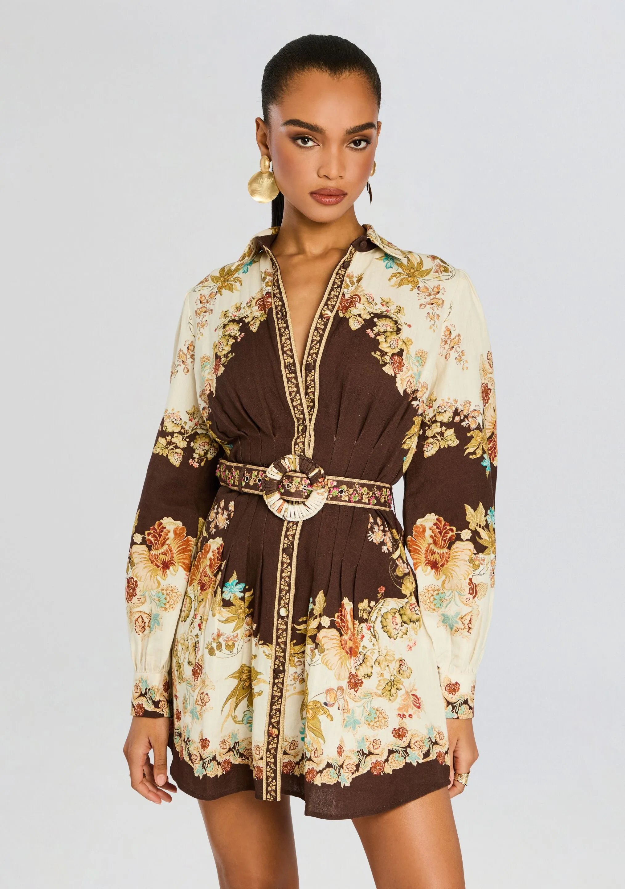 Rohi Short Dress w/ Belt