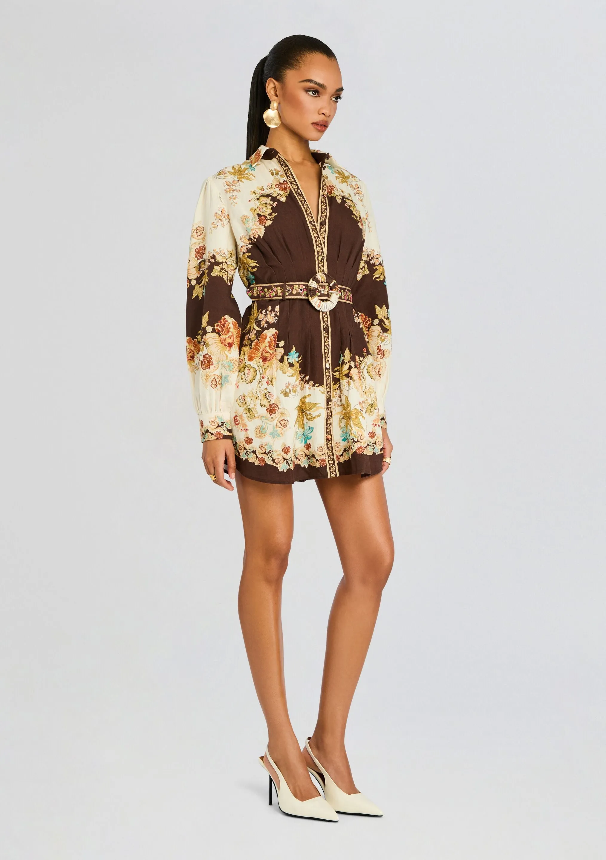 Rohi Short Dress w/ Belt