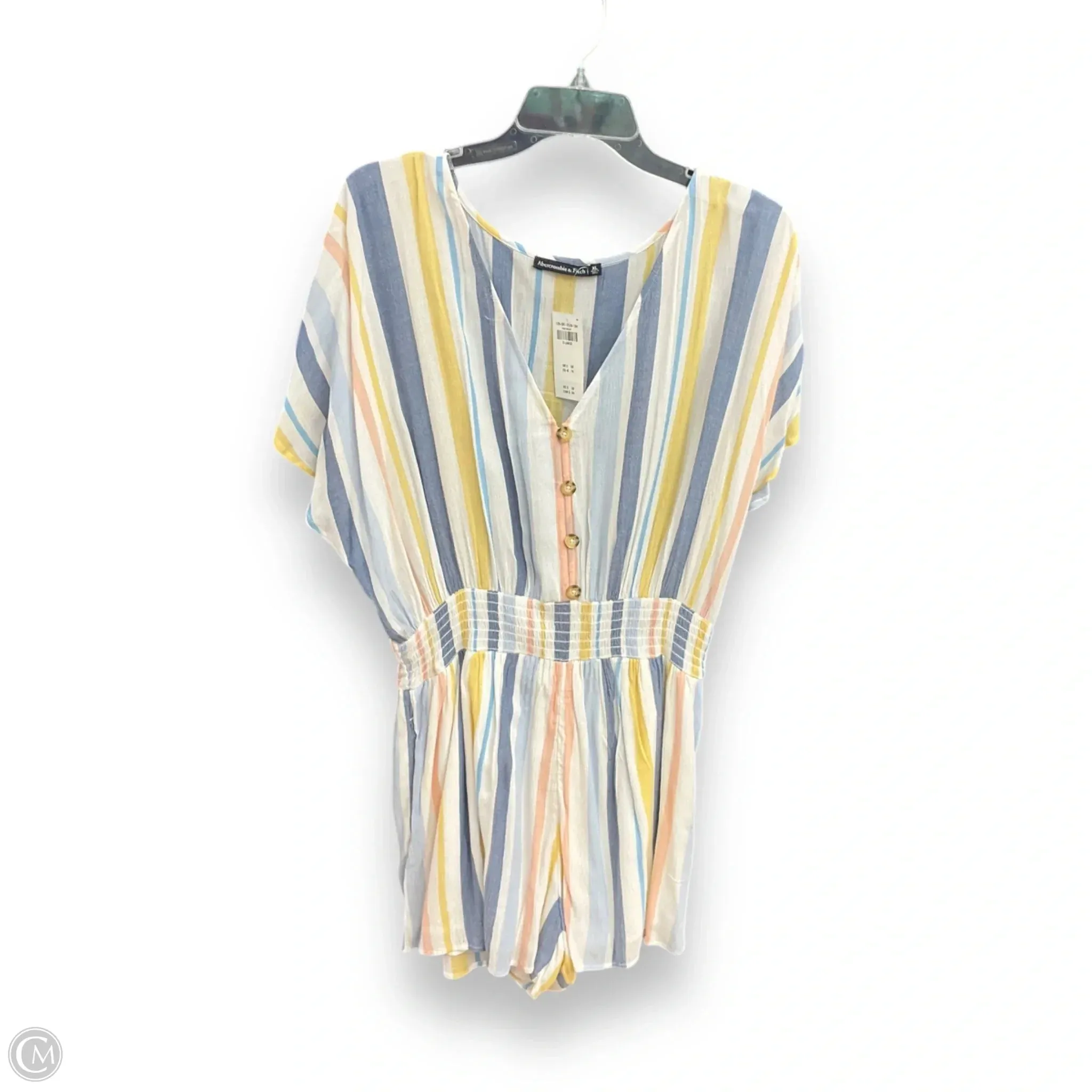 Romper By Abercrombie And Fitch In Striped Pattern, Size: Xl