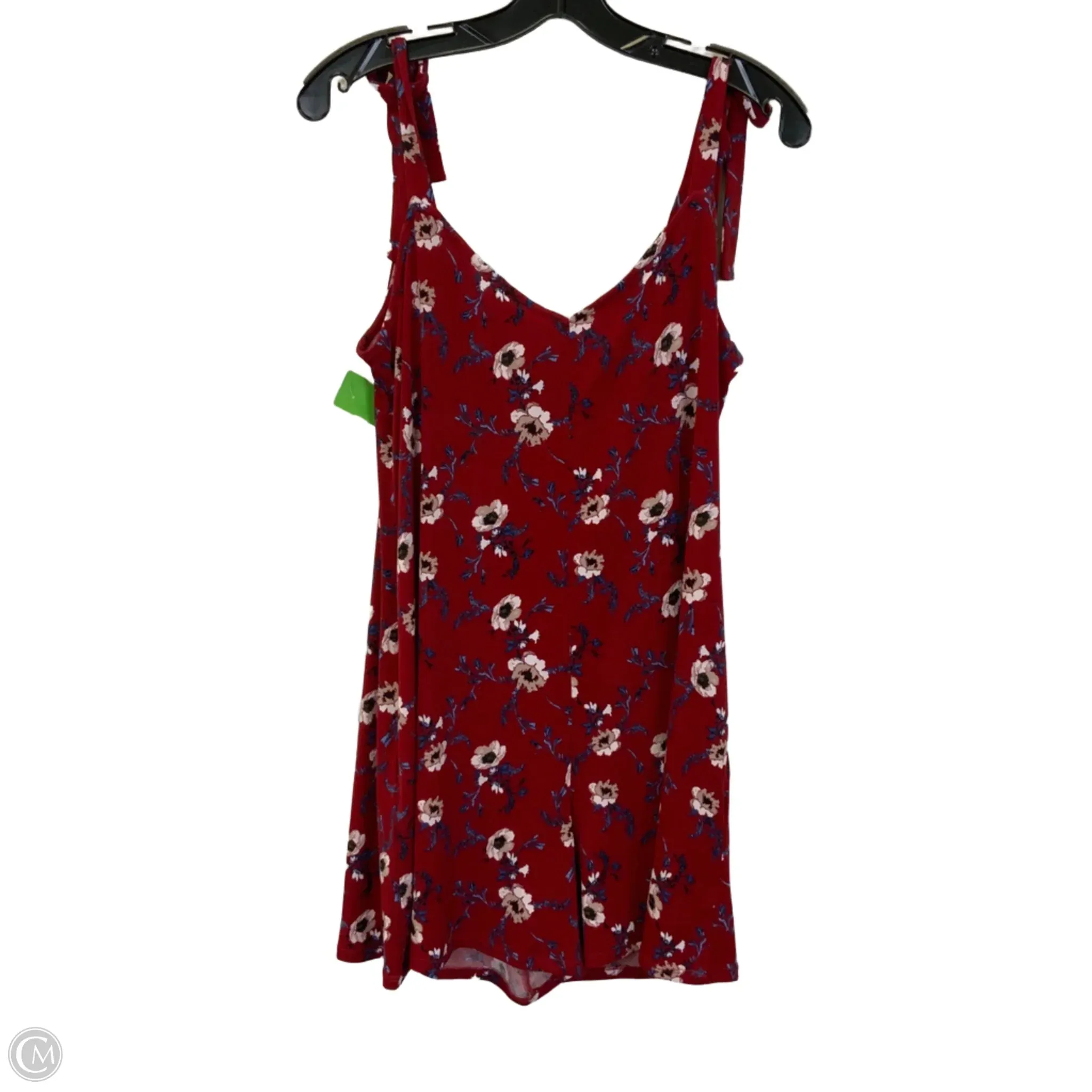 Romper By Cato In Red & Silver, Size: M