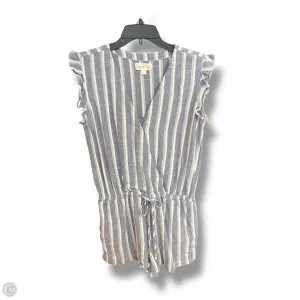 Romper By Cloth & Stone In Striped Pattern, Size: S