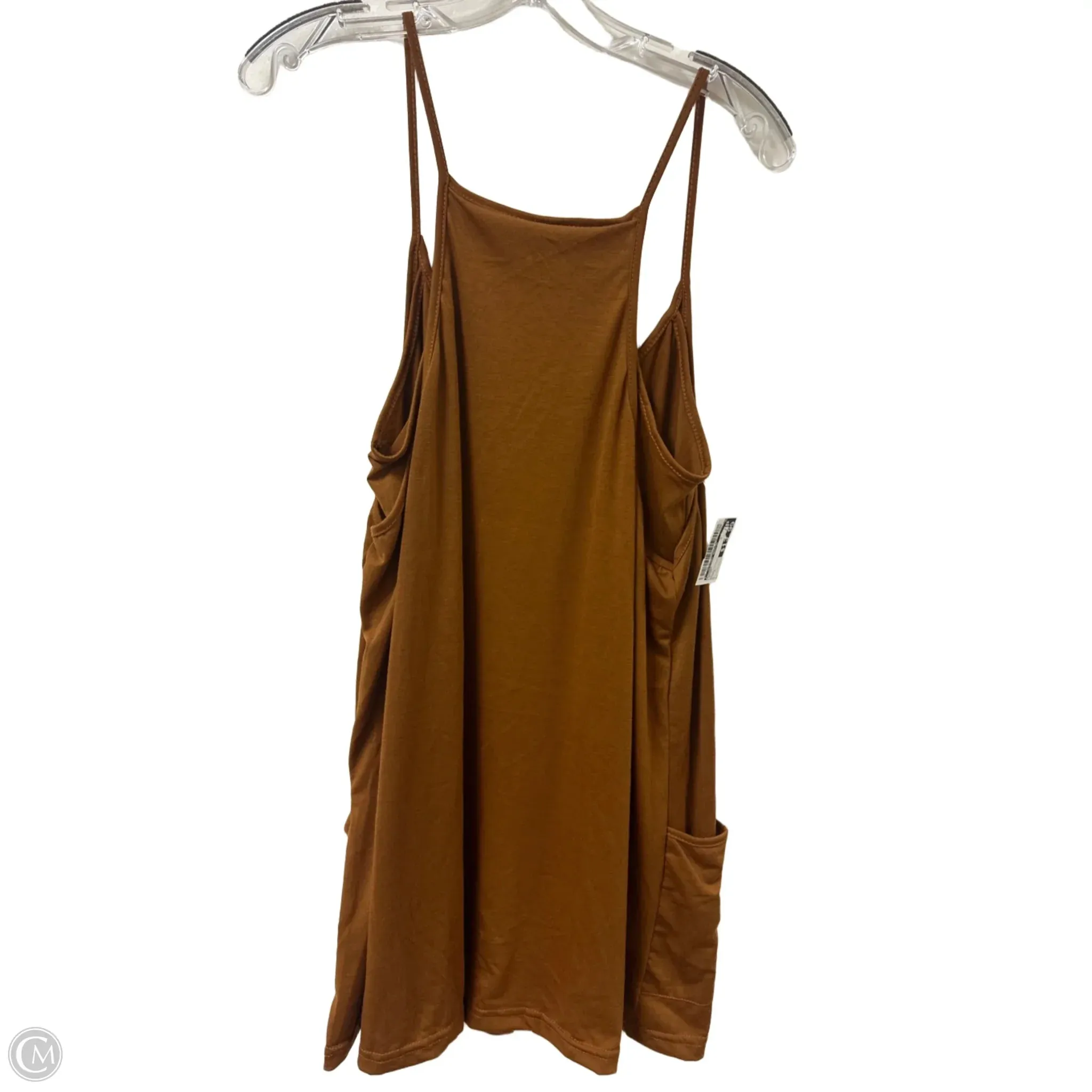 Romper By Clothes Mentor In Brown, Size: L