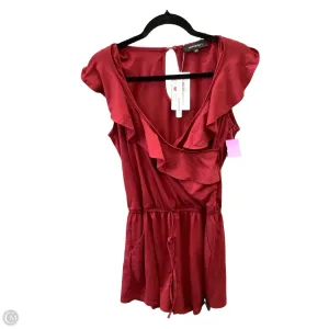 Romper By Clothes Mentor In Red, Size: M