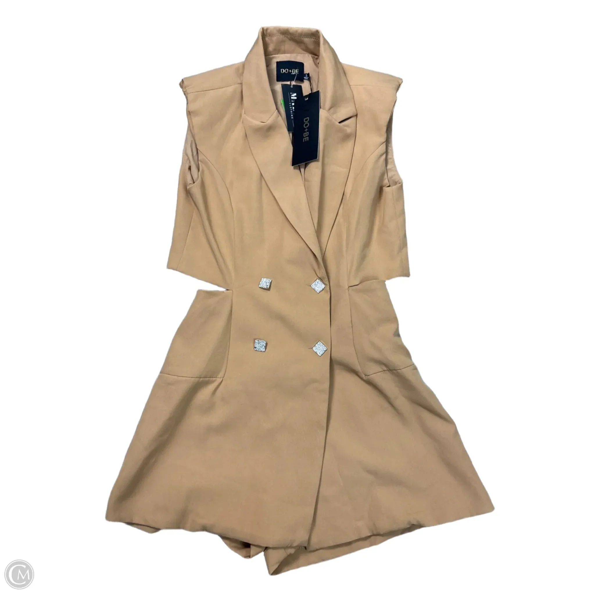 Romper By DO BE In Tan, Size: S