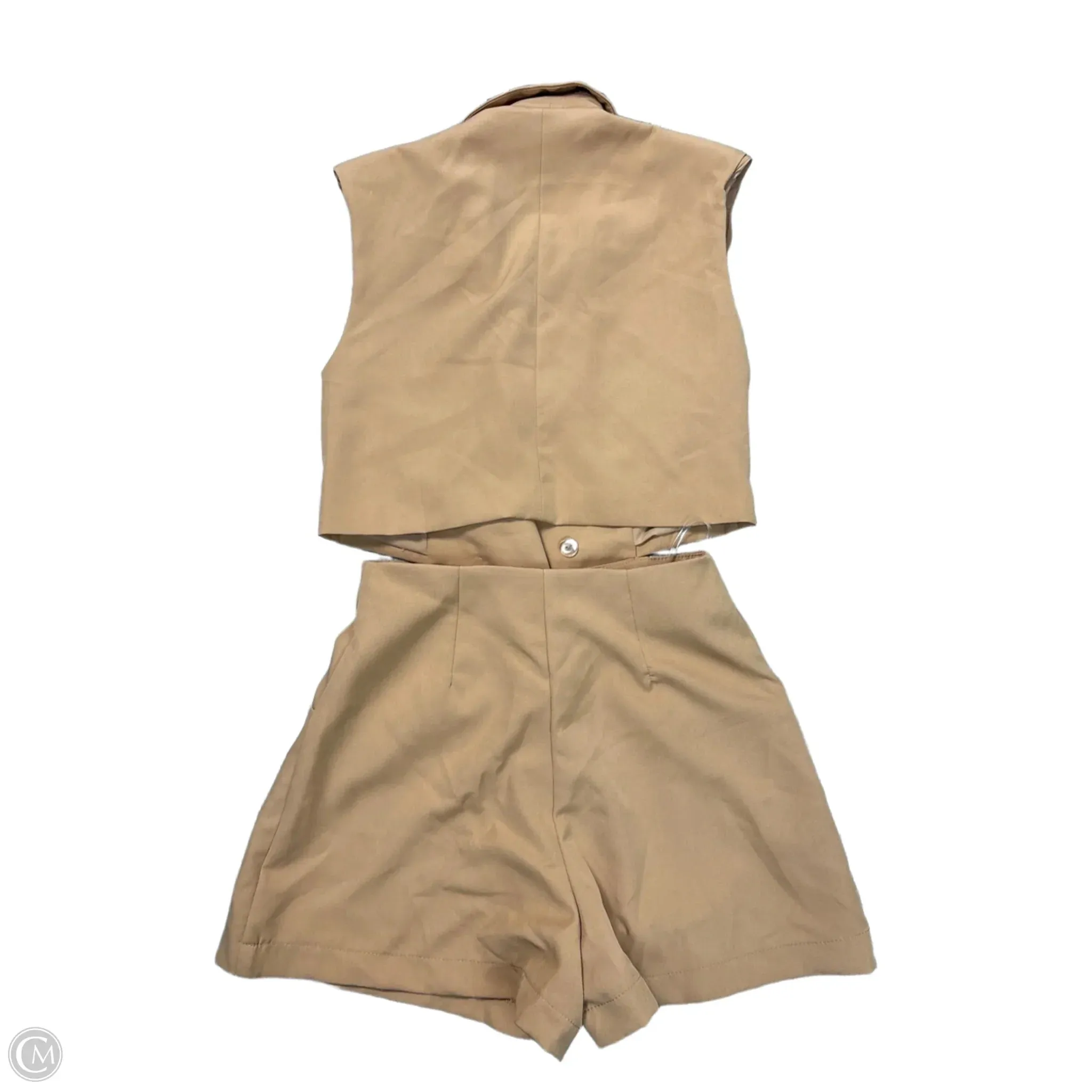 Romper By DO BE In Tan, Size: S