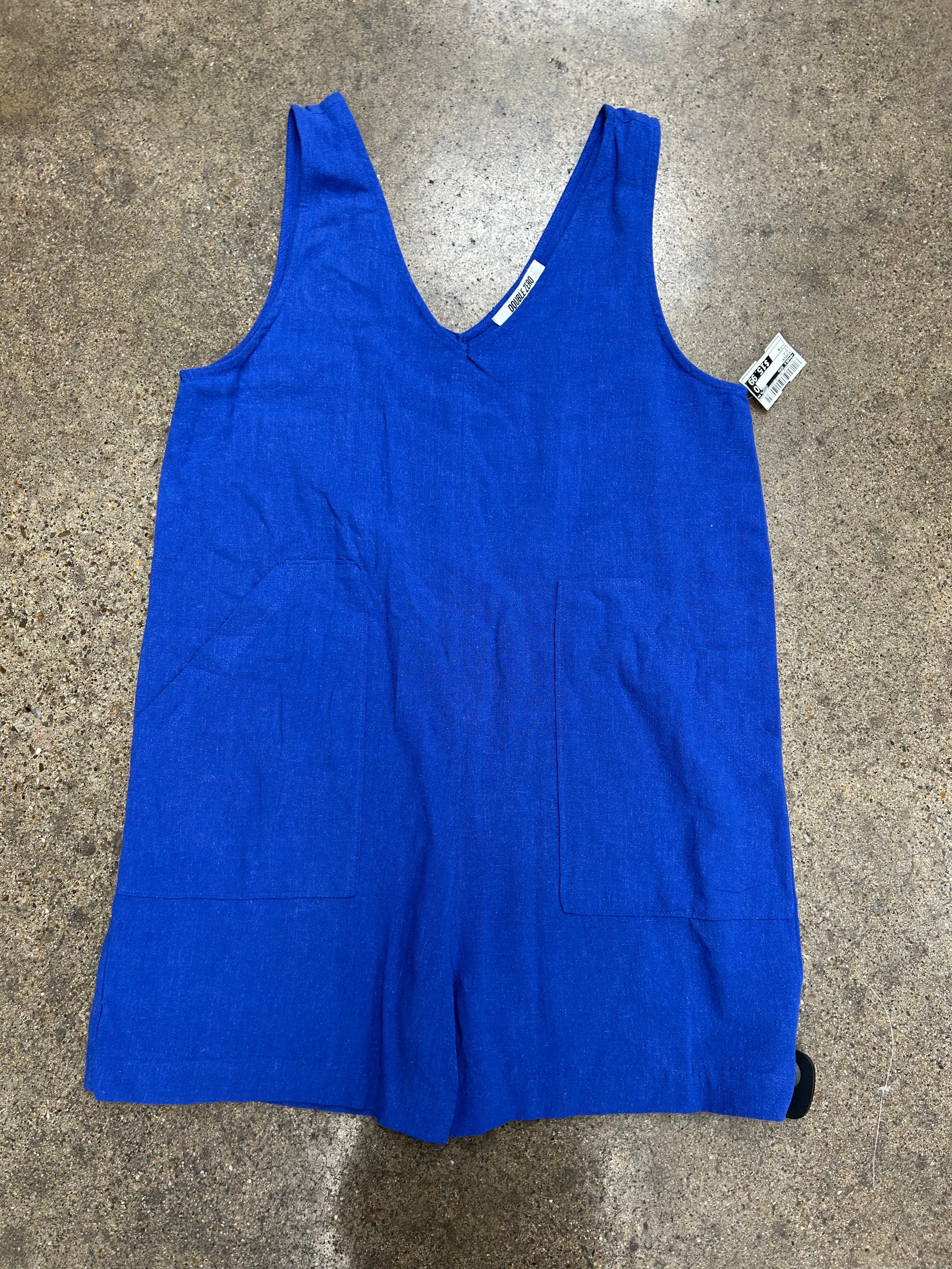 Romper By Double Zero In Blue, Size:M