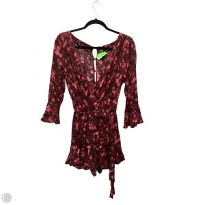 Romper By Free People In Red, Size: S