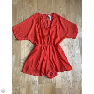Romper By Glam In Orange, Size: S