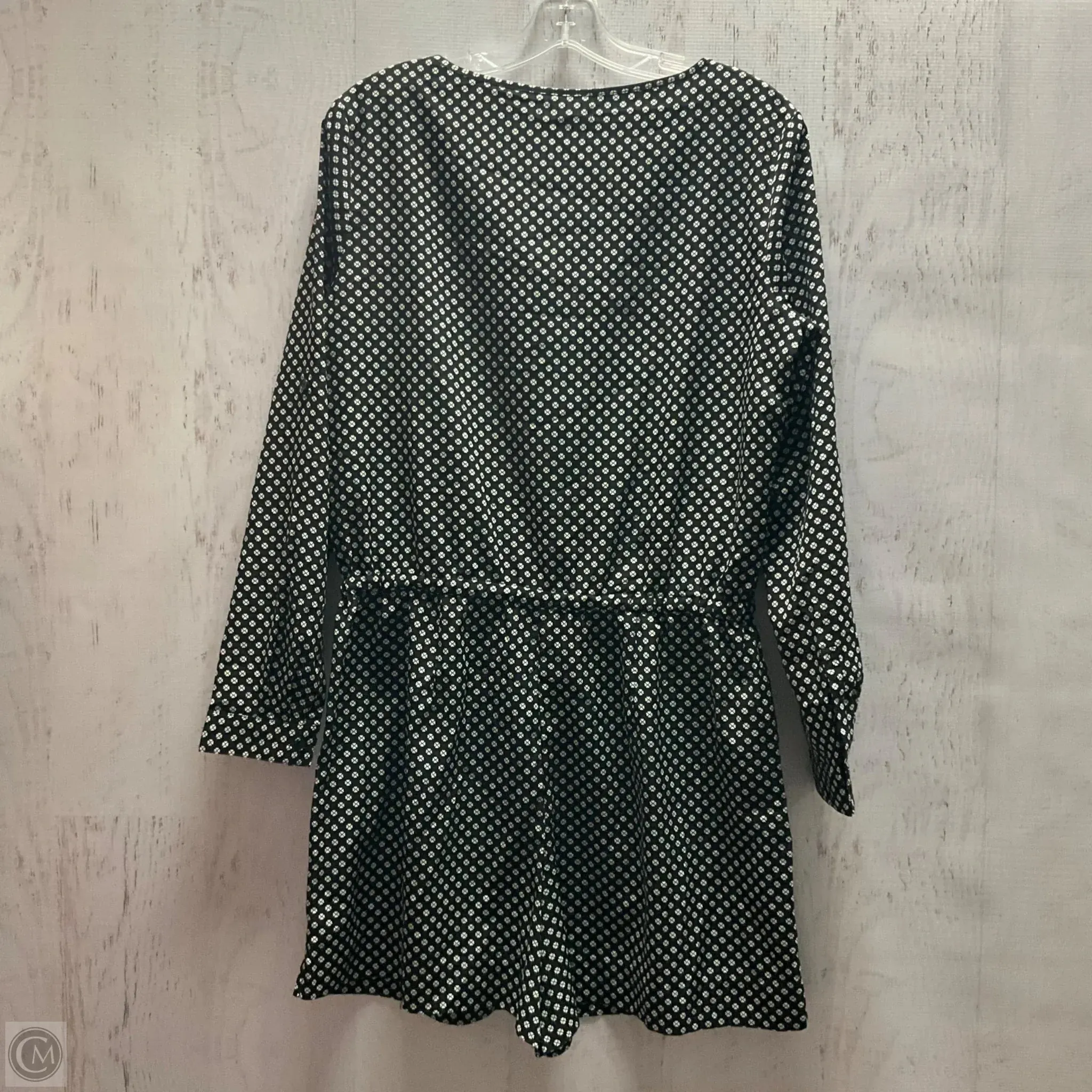 Romper By Loft In Black & White, Size: 4