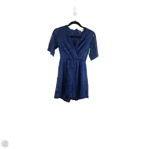 Romper By Mi Ami In Navy, Size: Xs