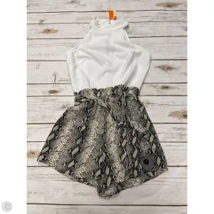 Romper By Mi Ami In Snakeskin Print, Size: S