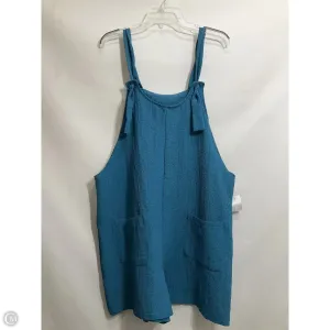Romper By Shein In Blue, Size: 1x