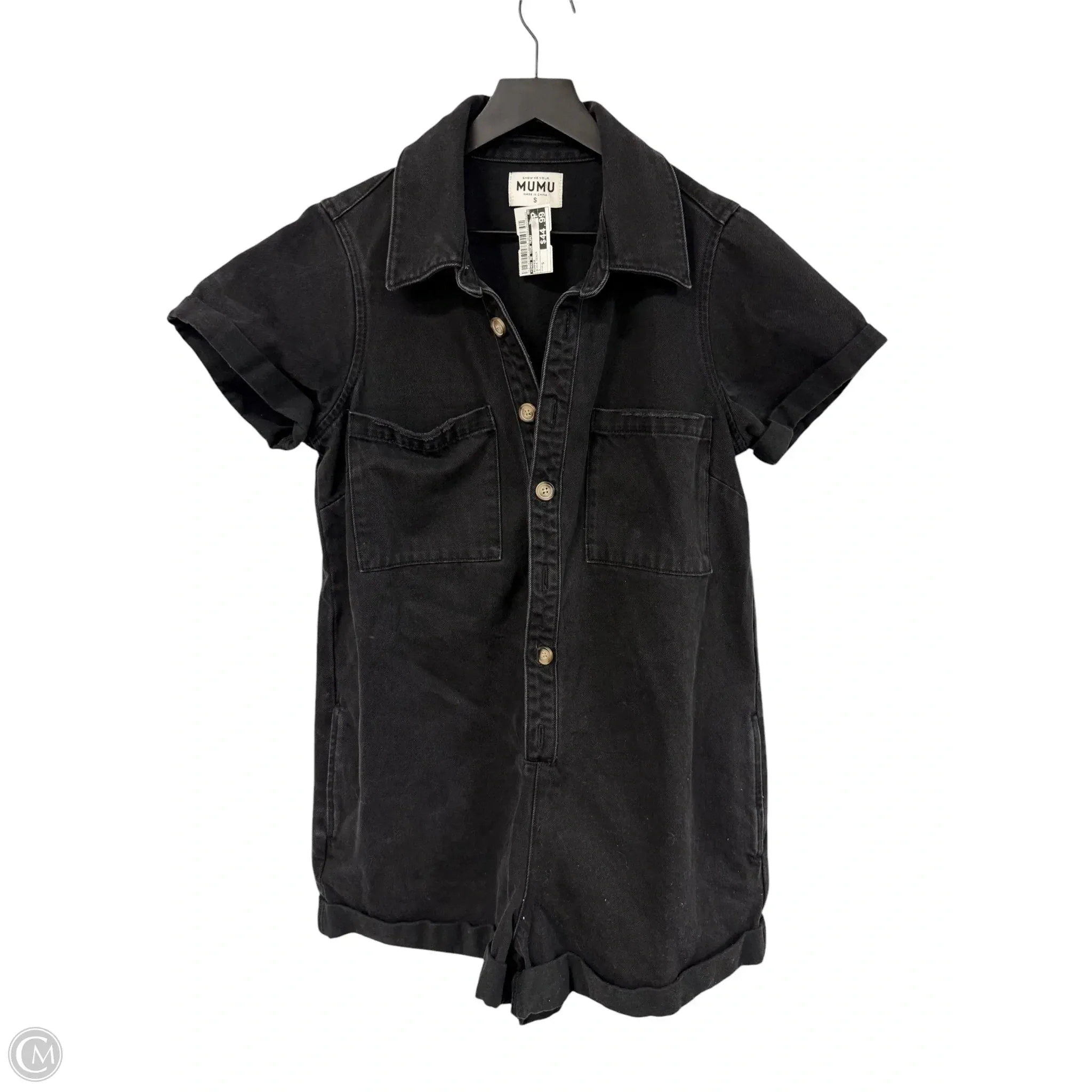 Romper By Show Me Your Mumu In Black Denim, Size: S