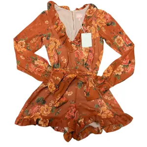 Romper By Show Me Your Mumu In Orange, Size:S