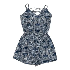 Romper By Ultra Flirt In Blue, Size:L