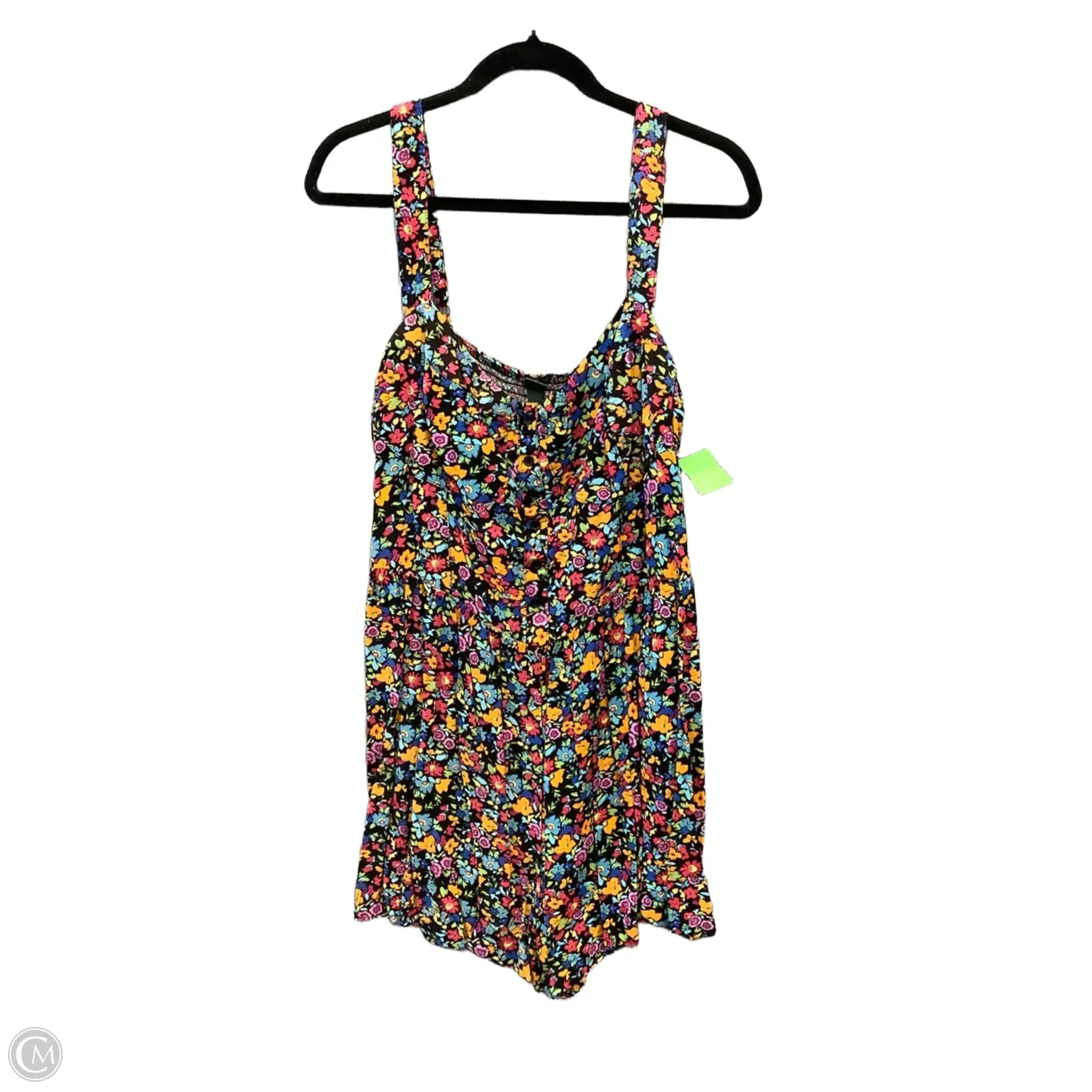 Romper By Wild Fable In Floral Print, Size: Xxl