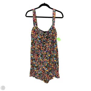 Romper By Wild Fable In Floral Print, Size: Xxl