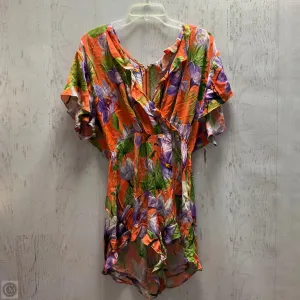 Romper Designer By Alice   Olivia In Floral Print, Size: 8