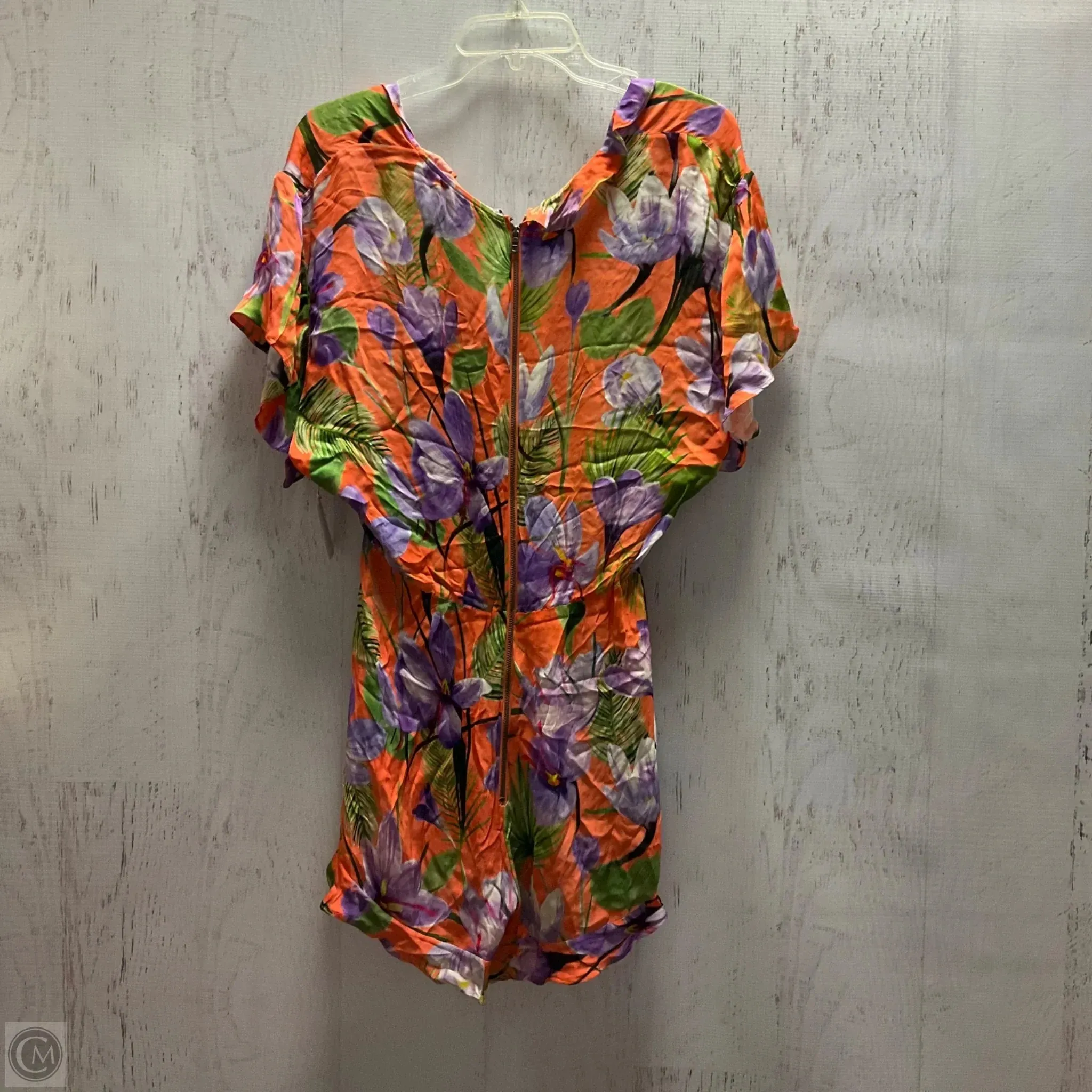Romper Designer By Alice   Olivia In Floral Print, Size: 8