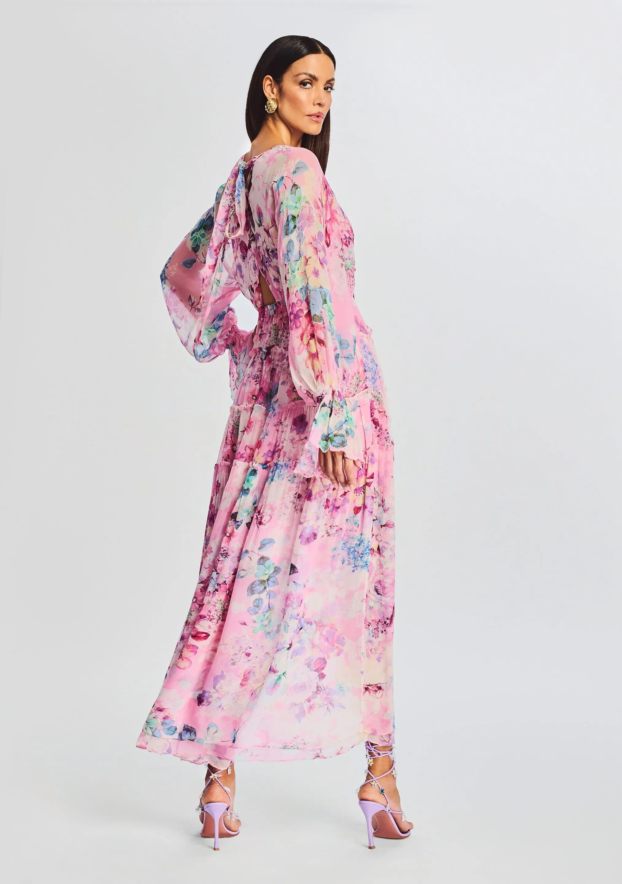 Sage High Low Dress