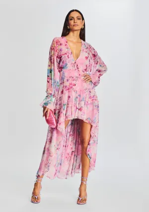 Sage High Low Dress