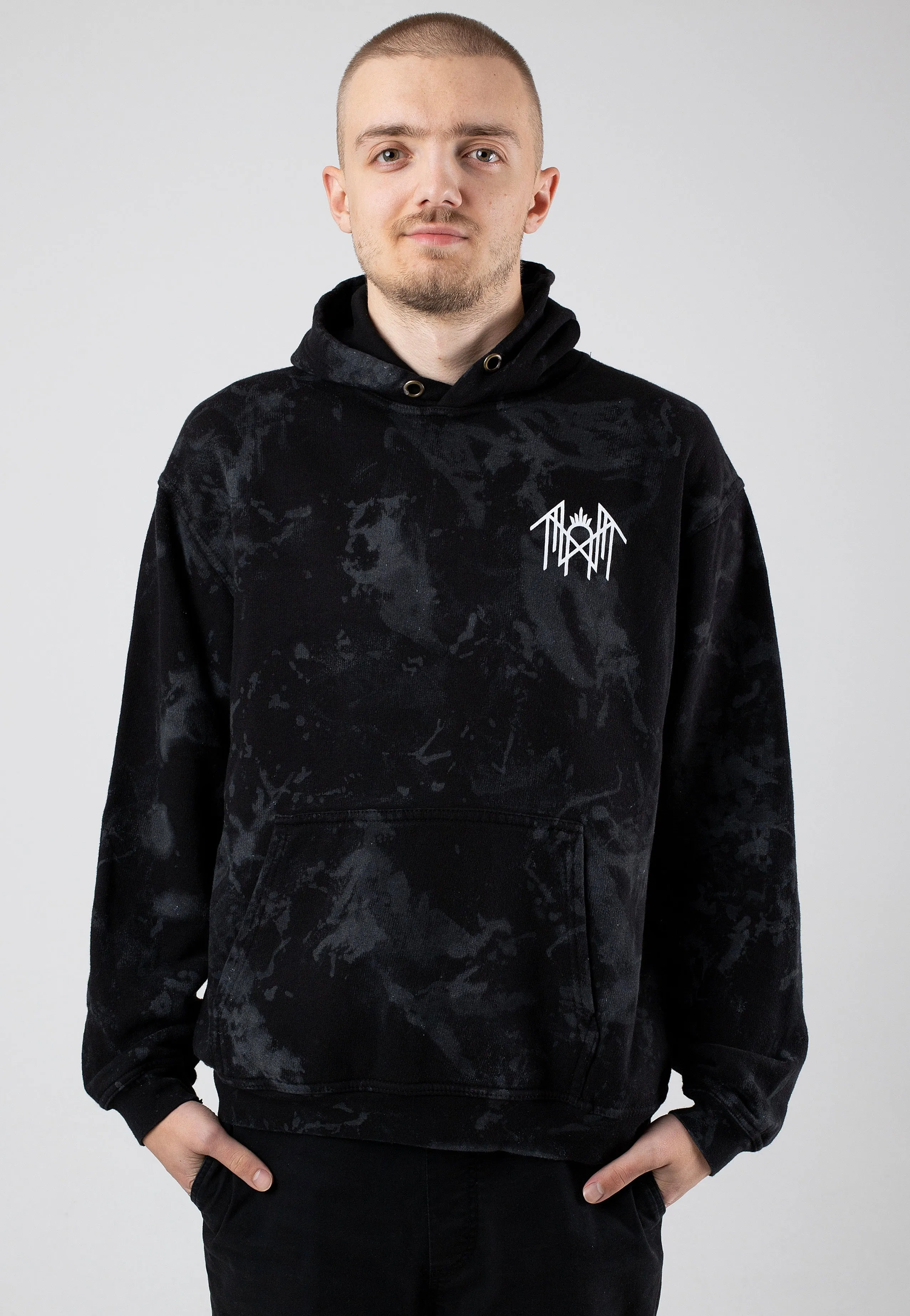 Sleep Token - Reaper Angel Grey/Black Tie Dye - Hoodie