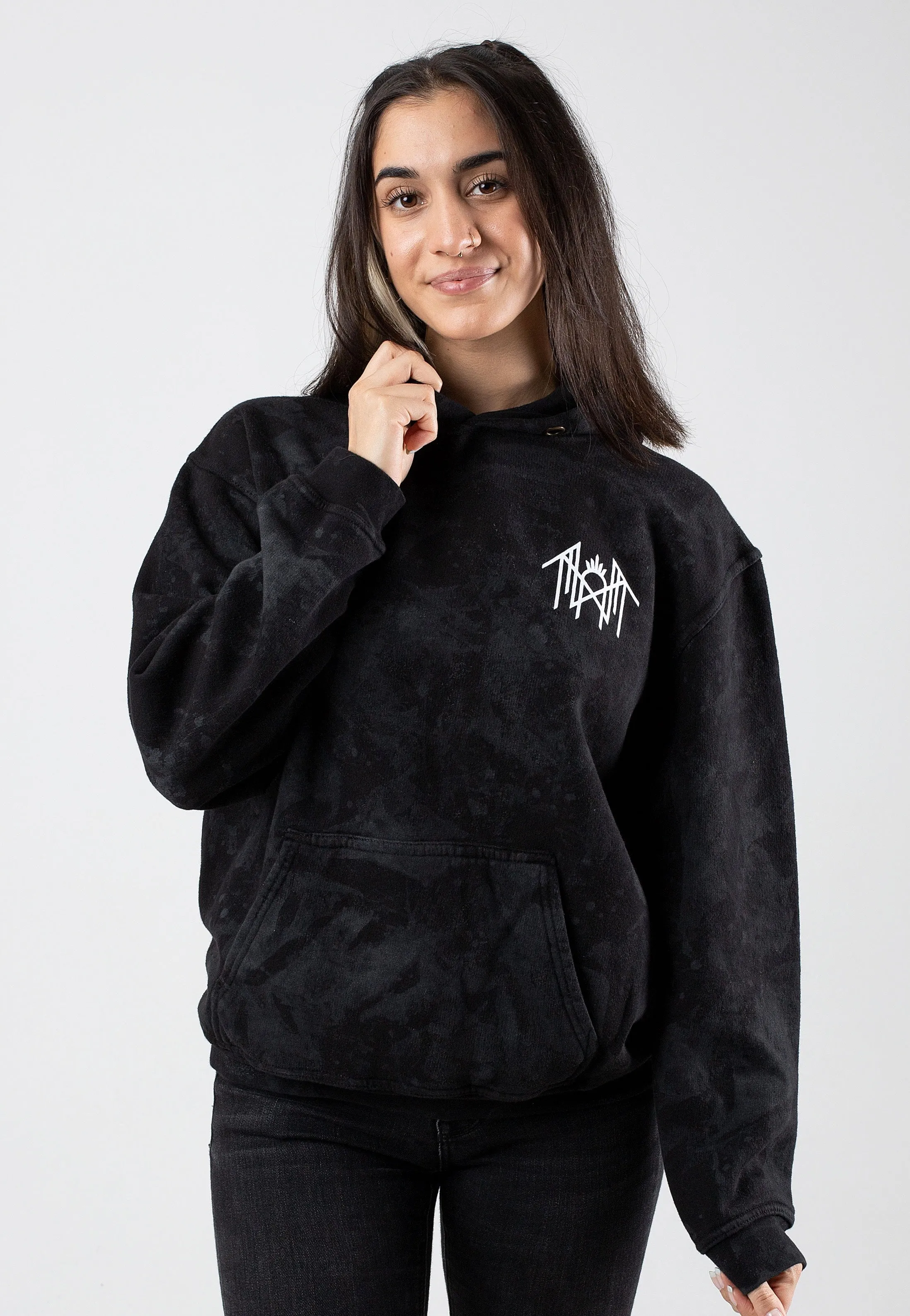 Sleep Token - Reaper Angel Grey/Black Tie Dye - Hoodie