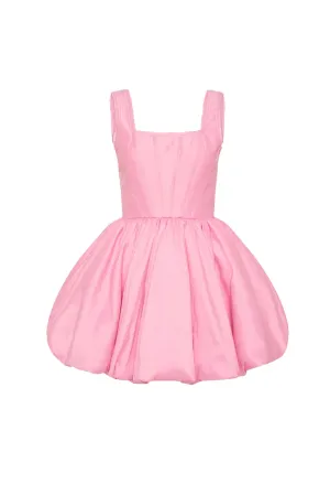 Suzette Bubble Mini Dress in Pink by Aje