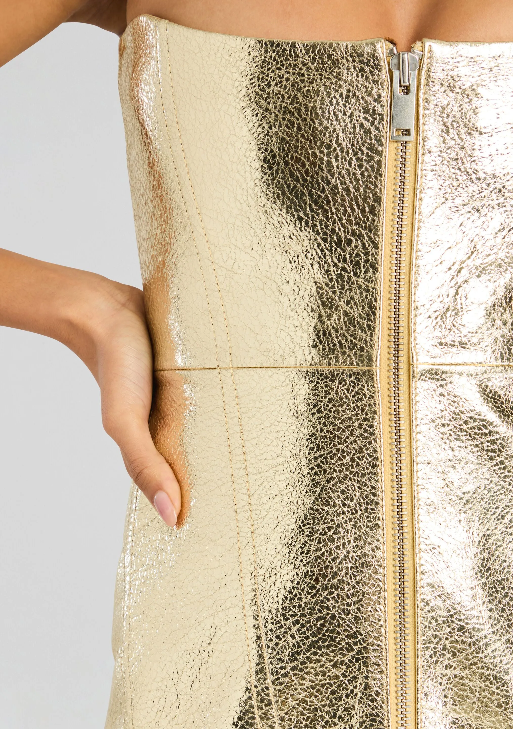 Sylvie Leather Dress