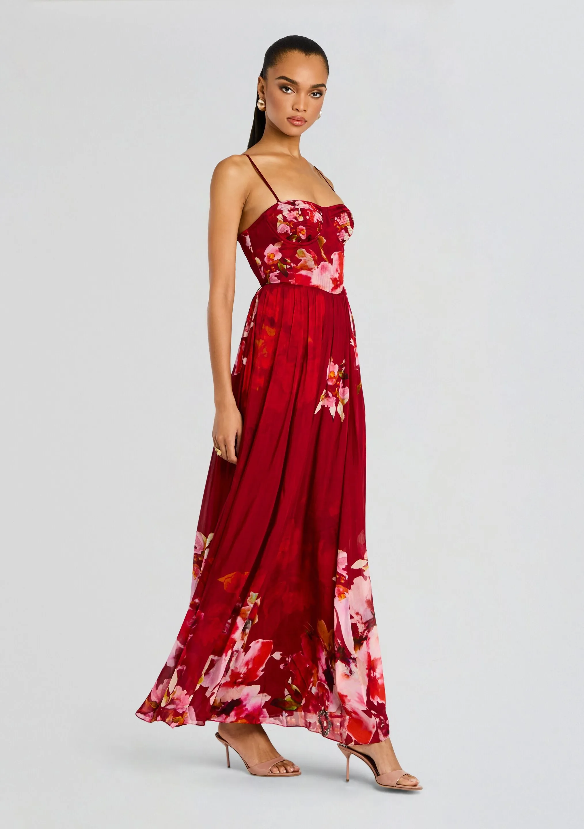 Tuhi Corseted Long Dress