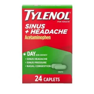 Tylenol Sinus   Headache Acetaminophen Daytime Caplets