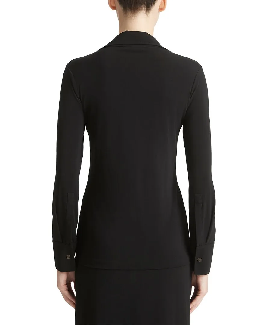 Vince Slim Button Up Top