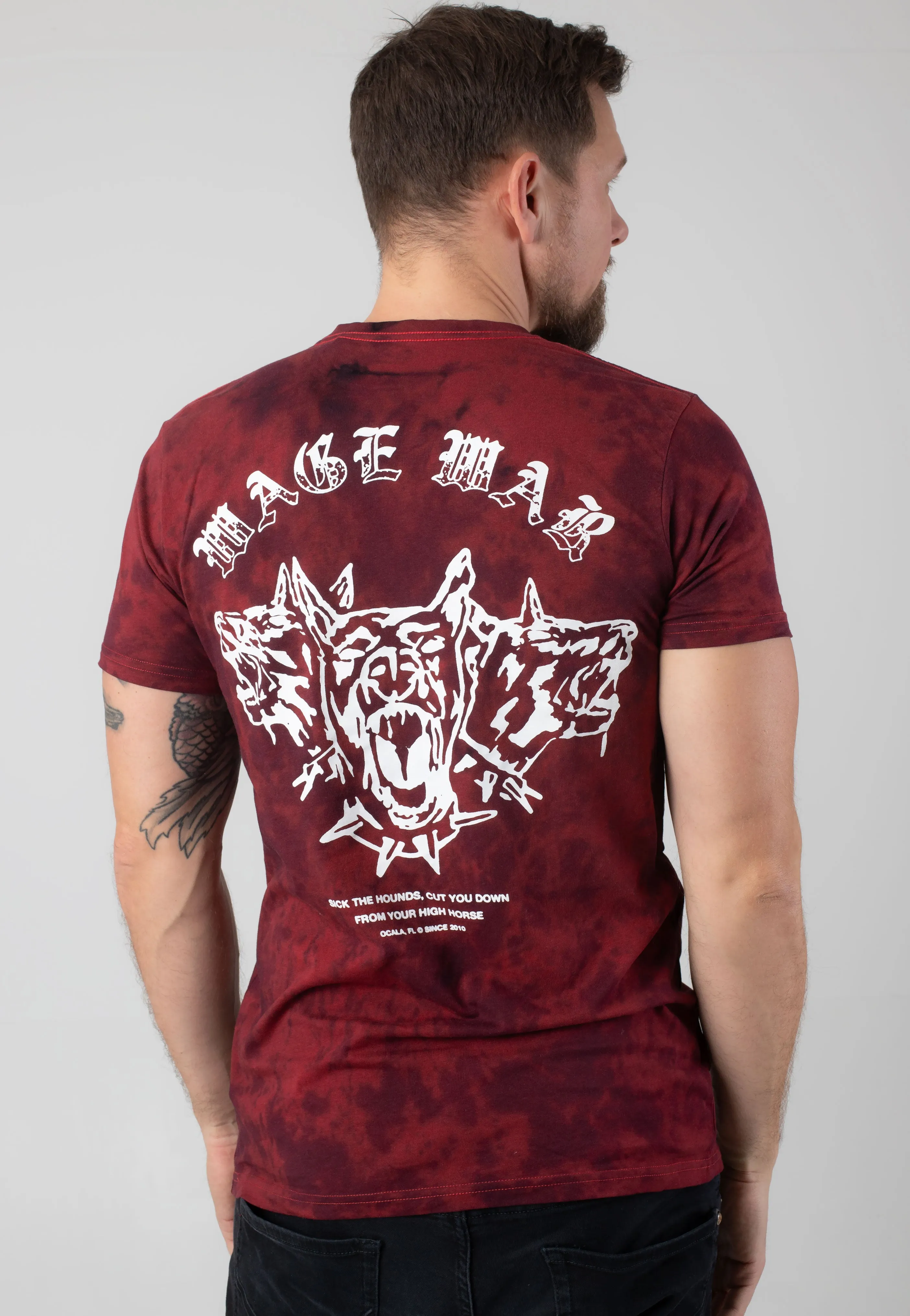 Wage War - Hounds Red/Black Tie Dye - T-Shirt