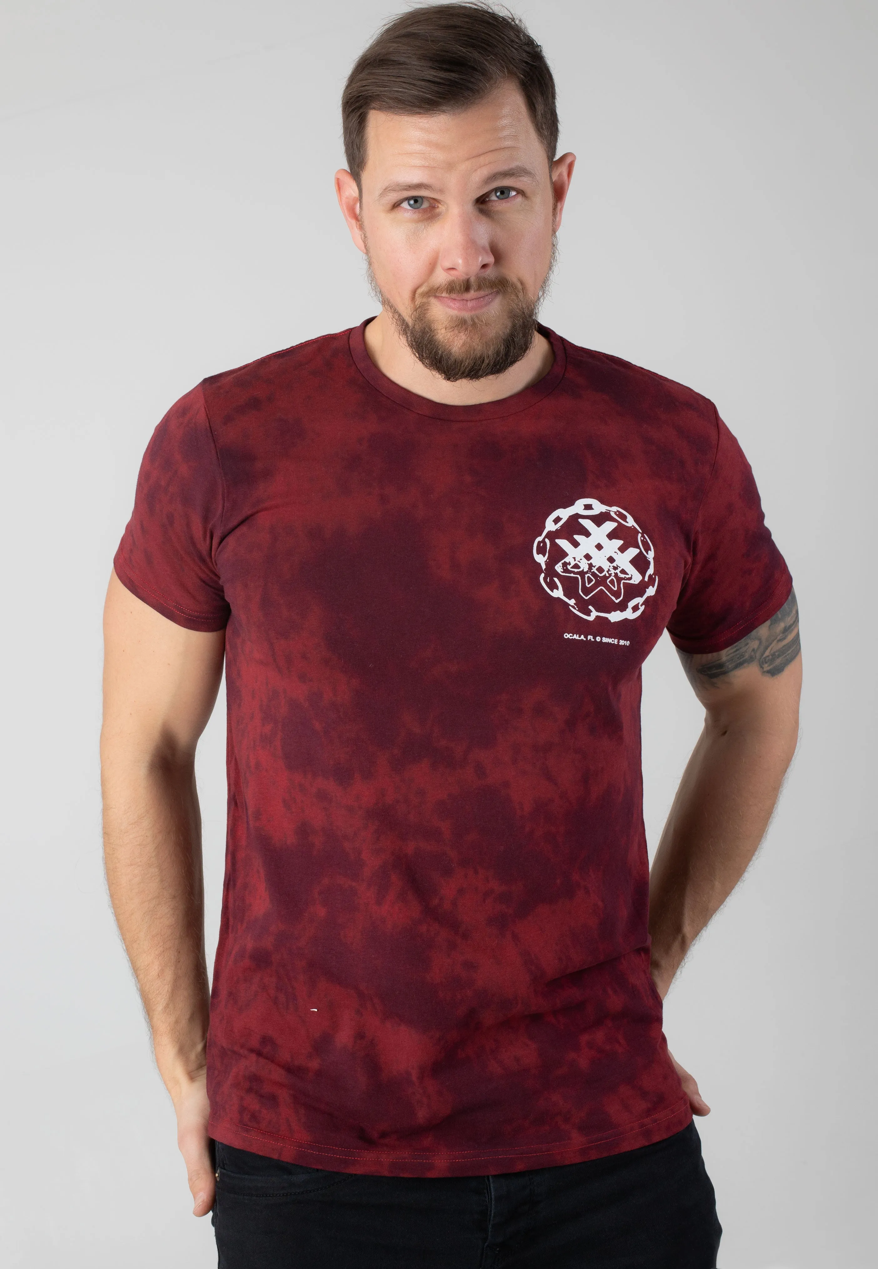 Wage War - Hounds Red/Black Tie Dye - T-Shirt