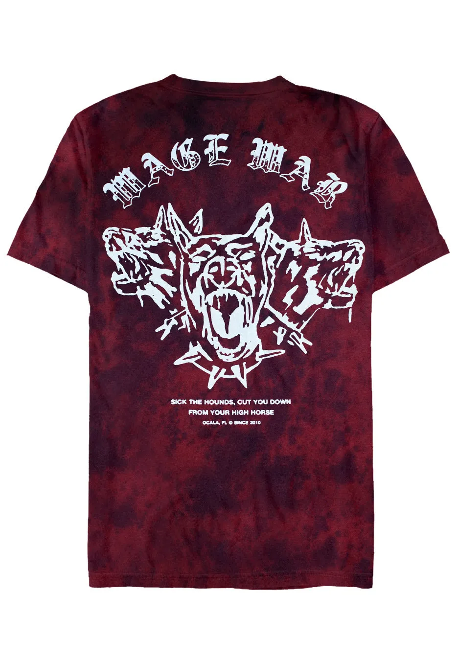 Wage War - Hounds Red/Black Tie Dye - T-Shirt