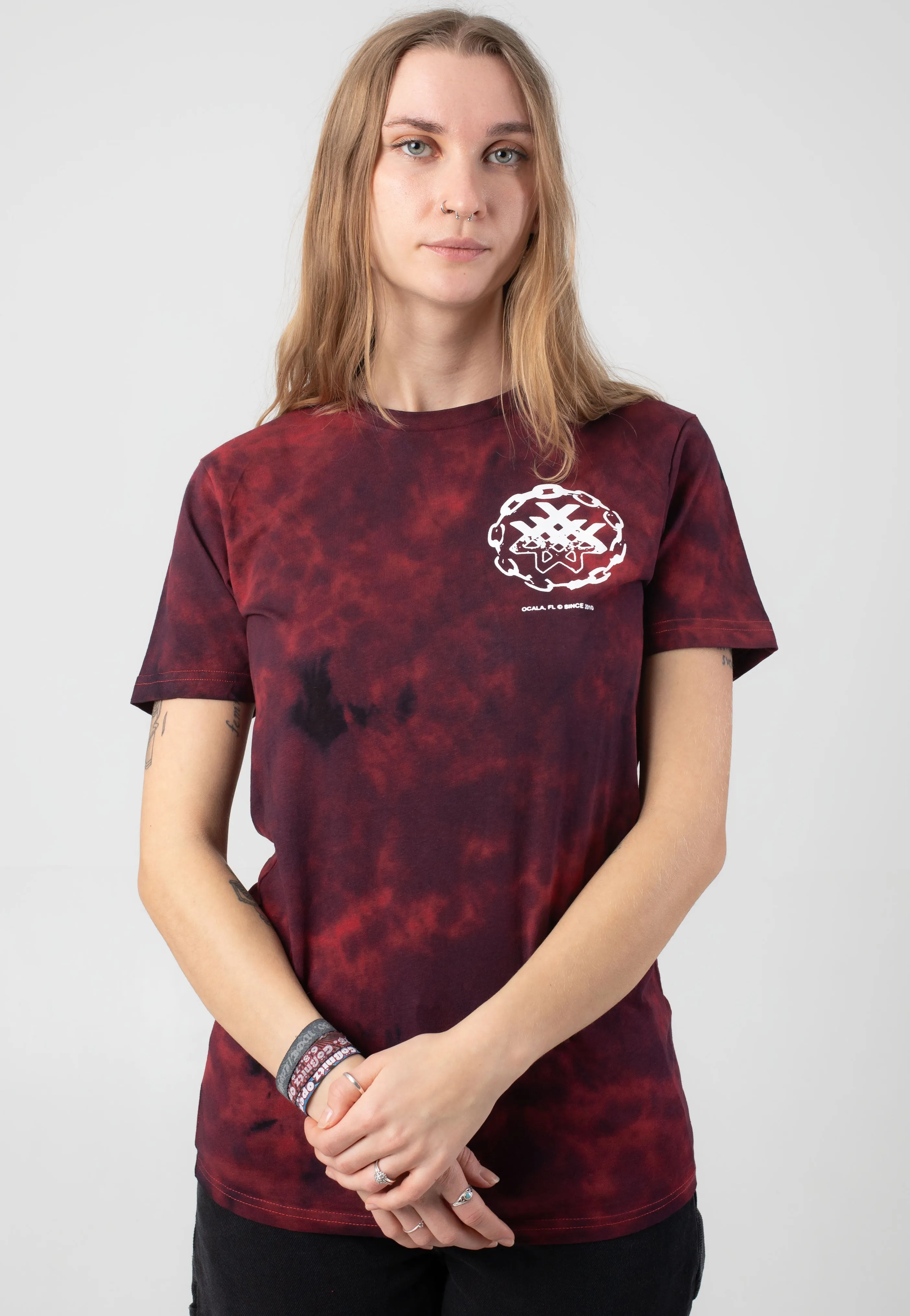 Wage War - Hounds Red/Black Tie Dye - T-Shirt